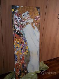 Quadro grande stampa su tela di Gustav Klimt.