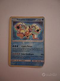 carta pokemon volcanion iridescente