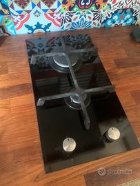 Piano cottura gas due fuochi