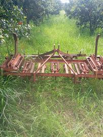 Estirpatore a molle + erpice coltivatore