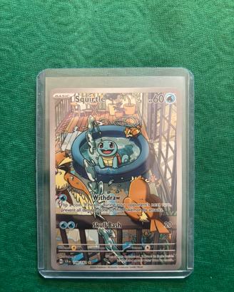 Carta pokemon squirtle Illustration rare