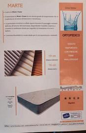 Materasso in water foam 90x190x11 nuovo