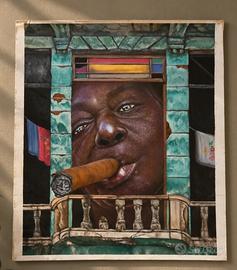 Dipinto originale firmato artista cubano 