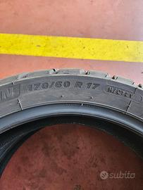 Gomme 120/70 R19+ 170/60 R17 nuove 1100 kilometri
