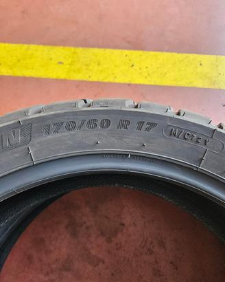 Gomme 120/70 R19+ 170/60 R17 nuove 1100 kilometri