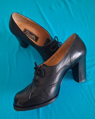 Scarpe stringate in pelle martellata n.37