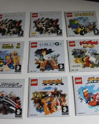 Lotto 9 giochi LEGO PC CD ROM