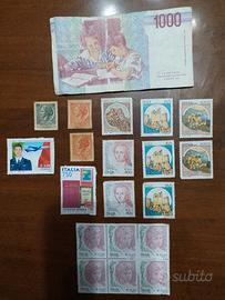 monete , francobolli , oggetti antichi.