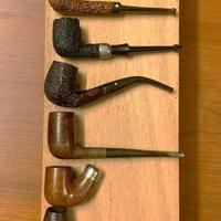 Collezione di 8 pipe fumate italiane e straniere