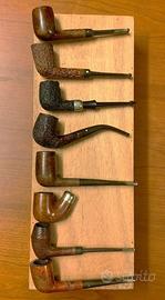 Collezione di 8 pipe fumate italiane e straniere