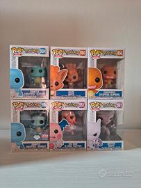 funko pop Pokémon lotto 6 pezzi