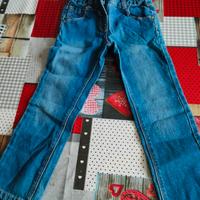 Jeans e gonna jeans bambina