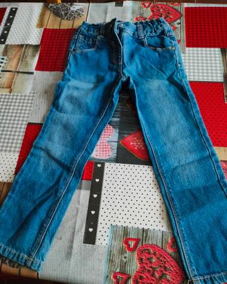 Jeans e gonna jeans bambina