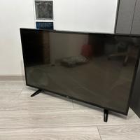 Tv LG lcd 43 4k  lcd rotto immagine visibile