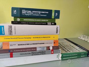 manuali tecnici architetto 