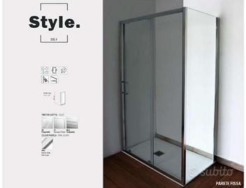 Box Doccia 68X70 STE F 70 Parete Fissa Style Ocean