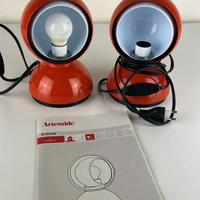 2 Lampade Eclisse Artemide Arancione COME NUOVE