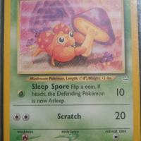 CARTA Pokemon vintage inglese 