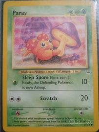 CARTA Pokemon vintage inglese 