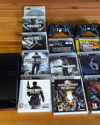 Playstation 3 + 2 Controller + Giochi