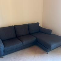 Divano 3 posti con penisola
