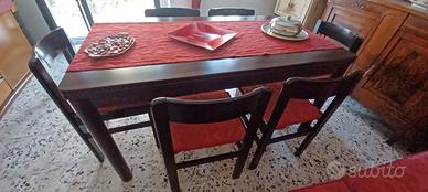 Tavolo  e sei sedie