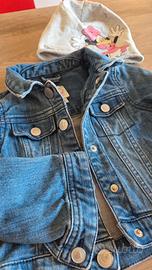 Giacca jeans to be Chicco e cappellino Minnie legg