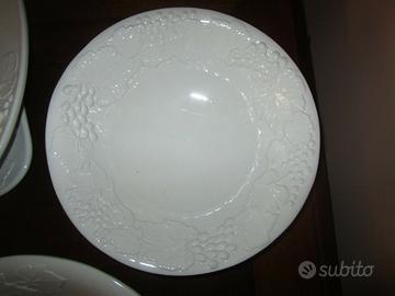 Piatto - centrotavola ceramica shabby fondo