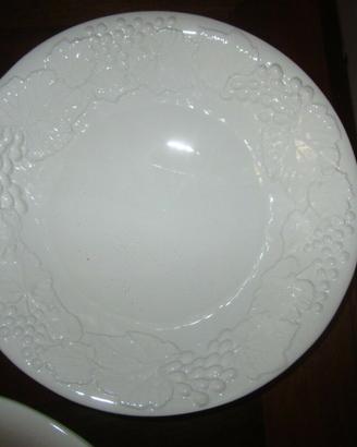 Piatto - centrotavola ceramica shabby fondo
