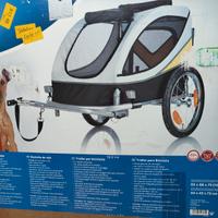 Trixie trailer bici per cani media taglia