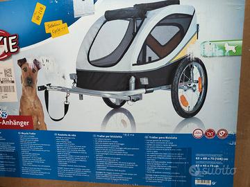 Trixie trailer bici per cani media taglia