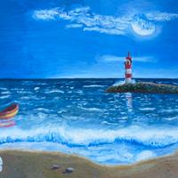 Quadro veduta marina