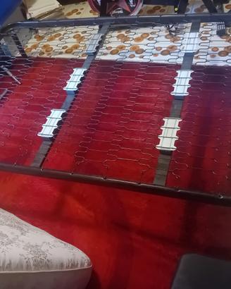 Rete e materasso una piazza e mezza
