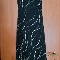 Vestito in viscosa nero. Taglia 40