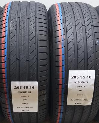 4 GOMME 205 55 16 MICHELIN BR2241