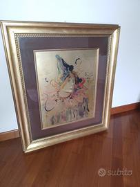 Arlecchino dipento a mano su lamina Aldo Dorella