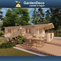 Casa in legno modello Typ-2 5.20×10.20M 68mm 53mq