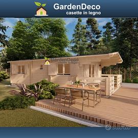 Casa in legno modello Typ-2 5.20×10.20M 68mm 53mq