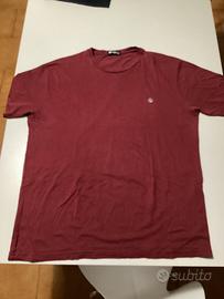 T Shirt uomo girocollo Dresserd colore borgogna