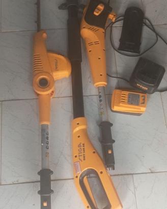 Motosega e decespugliatore