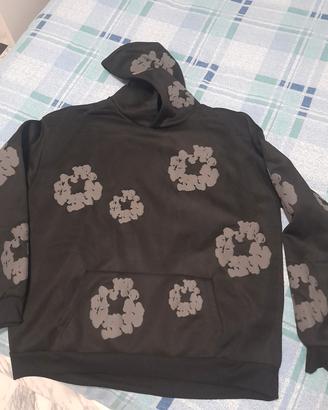 Felpa streetwear con cappuccioio-taglia M