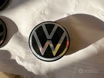 4x Adesivi Coprimozzi adatti a VW 65m