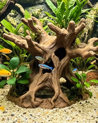 Tronco radice albero acquario terrario, spedisco