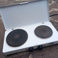 fornello elettrico a due piastre