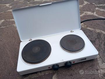 fornello elettrico a due piastre