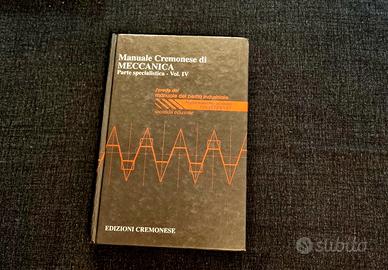 Manuale Cremonese di Meccanica-Parte specialistica