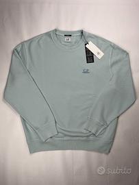 Felpa Celeste Girocollo C.P. Company