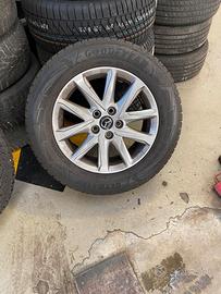 Quattro cerchi in lega con pneumatico  mazda x5