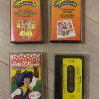 musicassette storie e cartoni tv