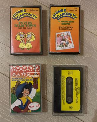musicassette storie e cartoni tv